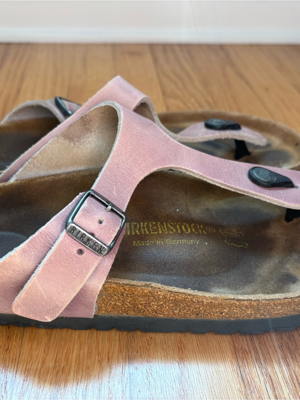 Birkenstock 39 Nubuck Gizeh Faded Purple - Picture 3 of 6